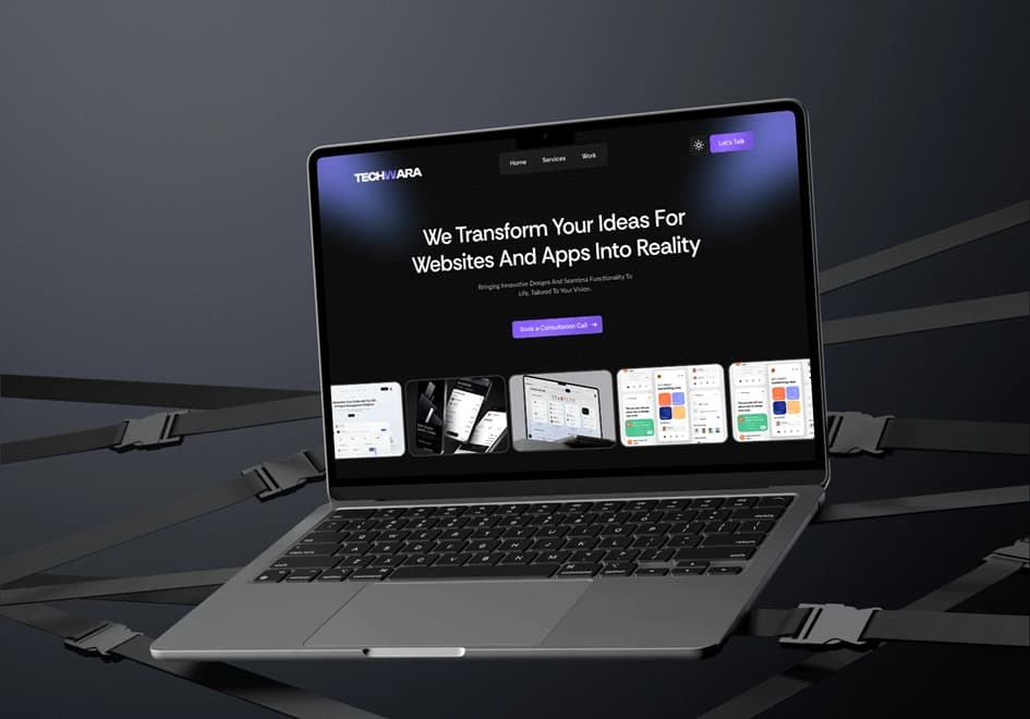 Blue Island Works business website by Techwara