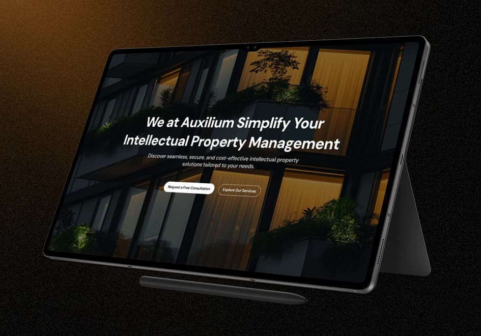 Custom web application interface designed by Techwara