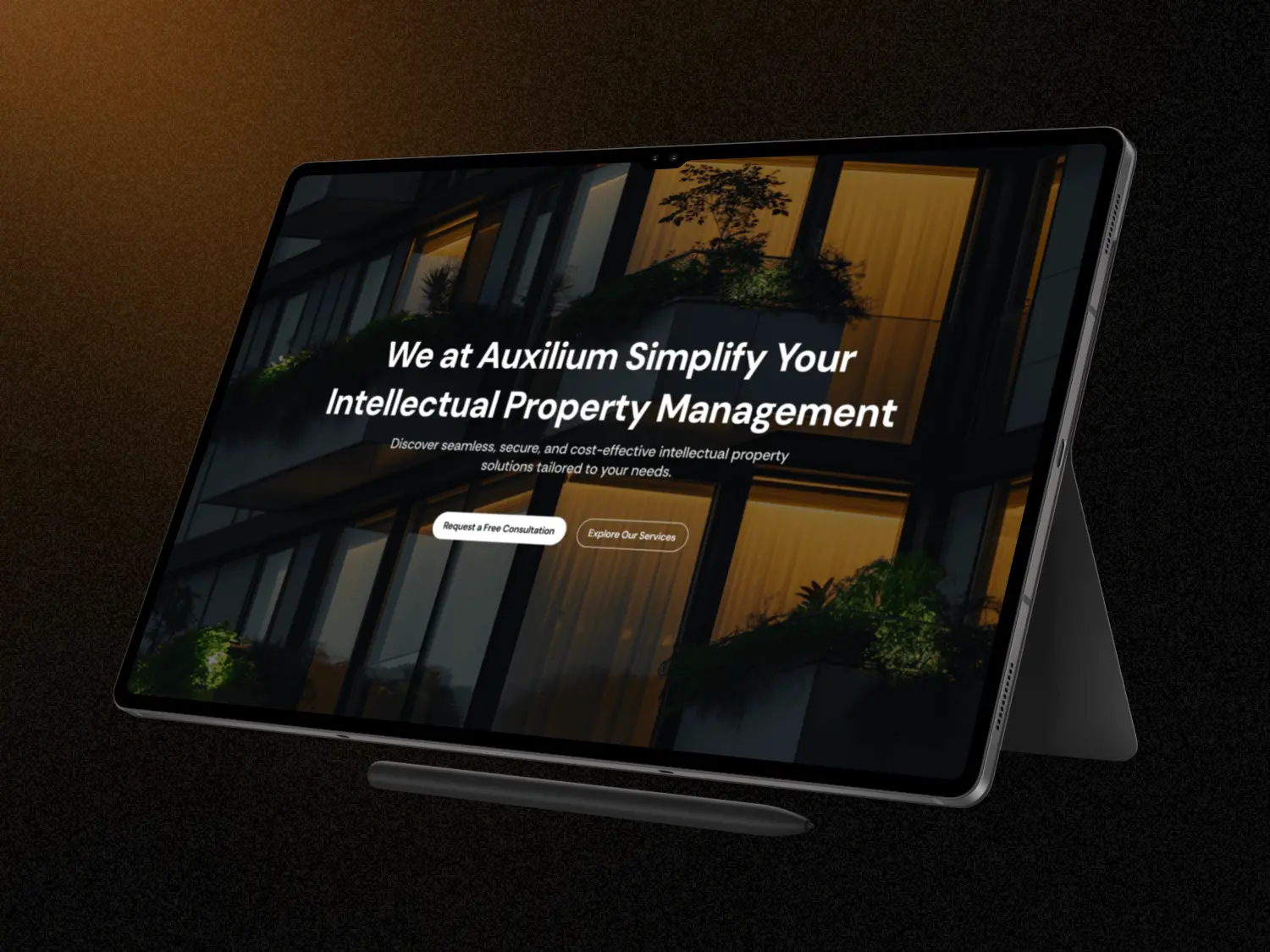 Auxilium Legal — Portfolio project by Techwara